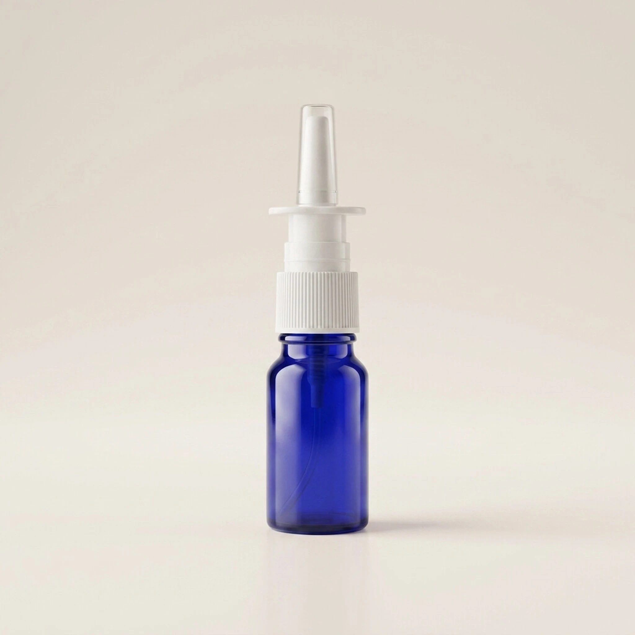 Nasal Spray Bottle 10ml · cobalt blue glass - Image 4