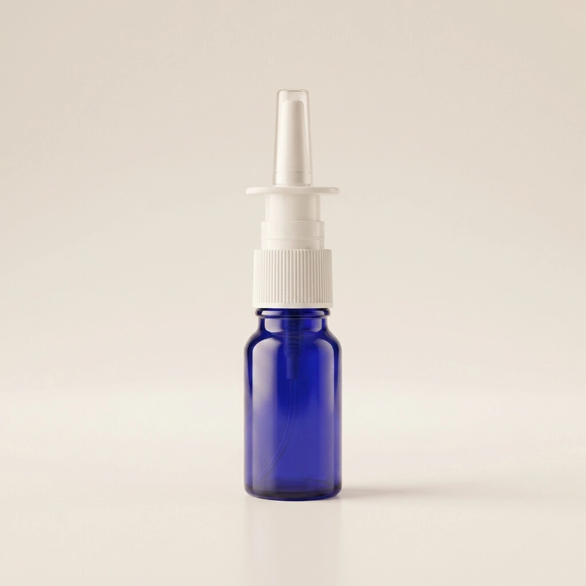 Nasal Spray Bottle 10ml · cobalt blue glass - Image 5